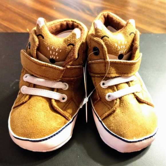 5/$30 Fox Baby Velcro Boots 12-18 Months - Picture 1 of 6